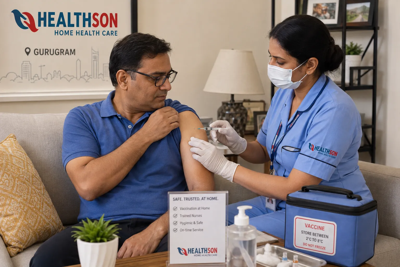 Vaccination at Home in Gurugram & Delhi NCR: Safe, Convenient & On-Schedule
